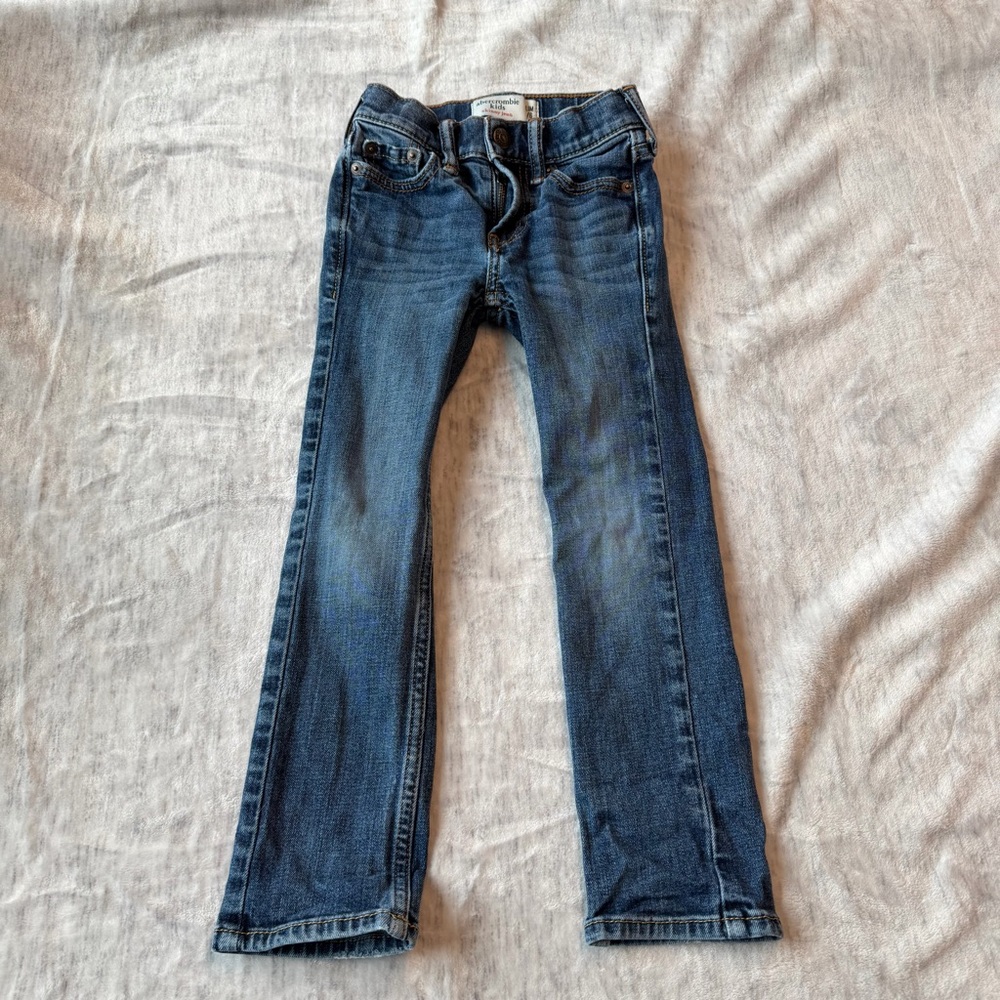 4/20$ Abercrombie Kids Blue Skinny Jeans size 5/6 slim